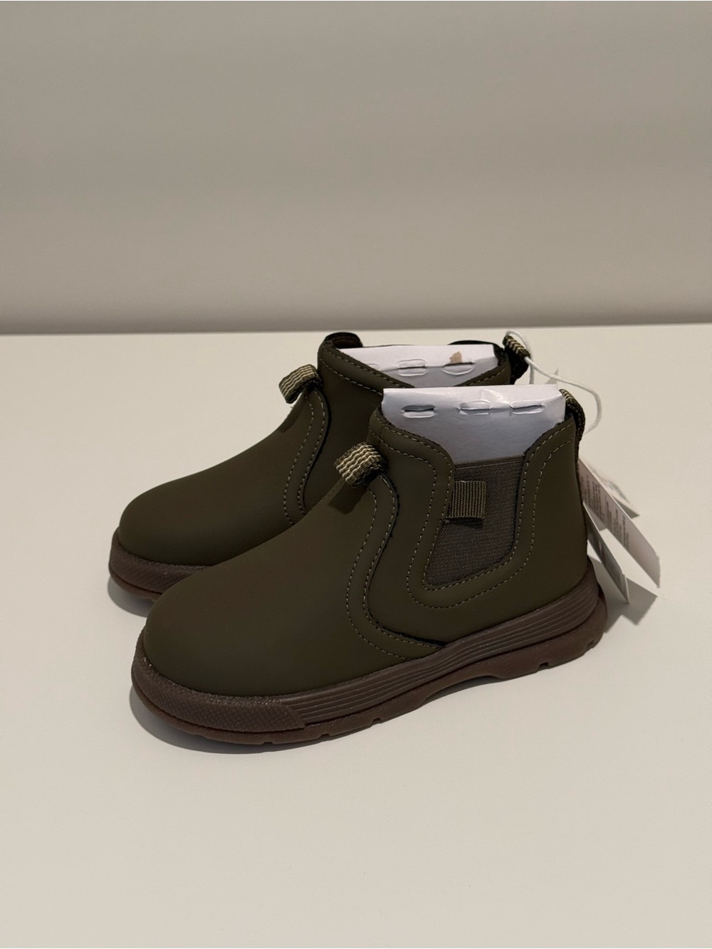 NWT ZARA Toddler Rubberized Boots US size 8